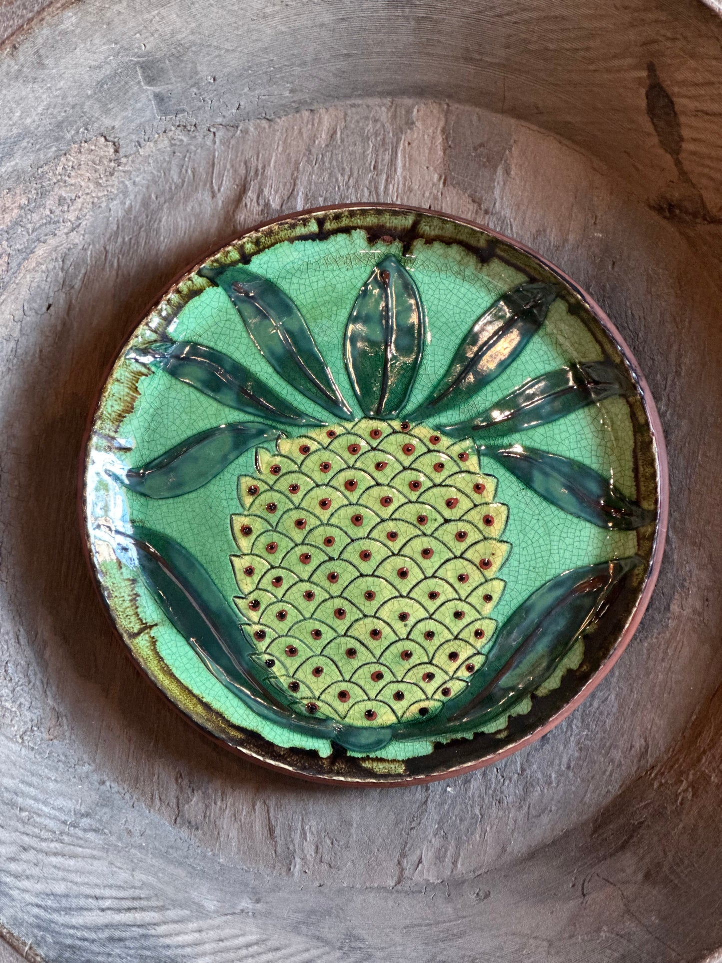 Smith Redware Pineapple