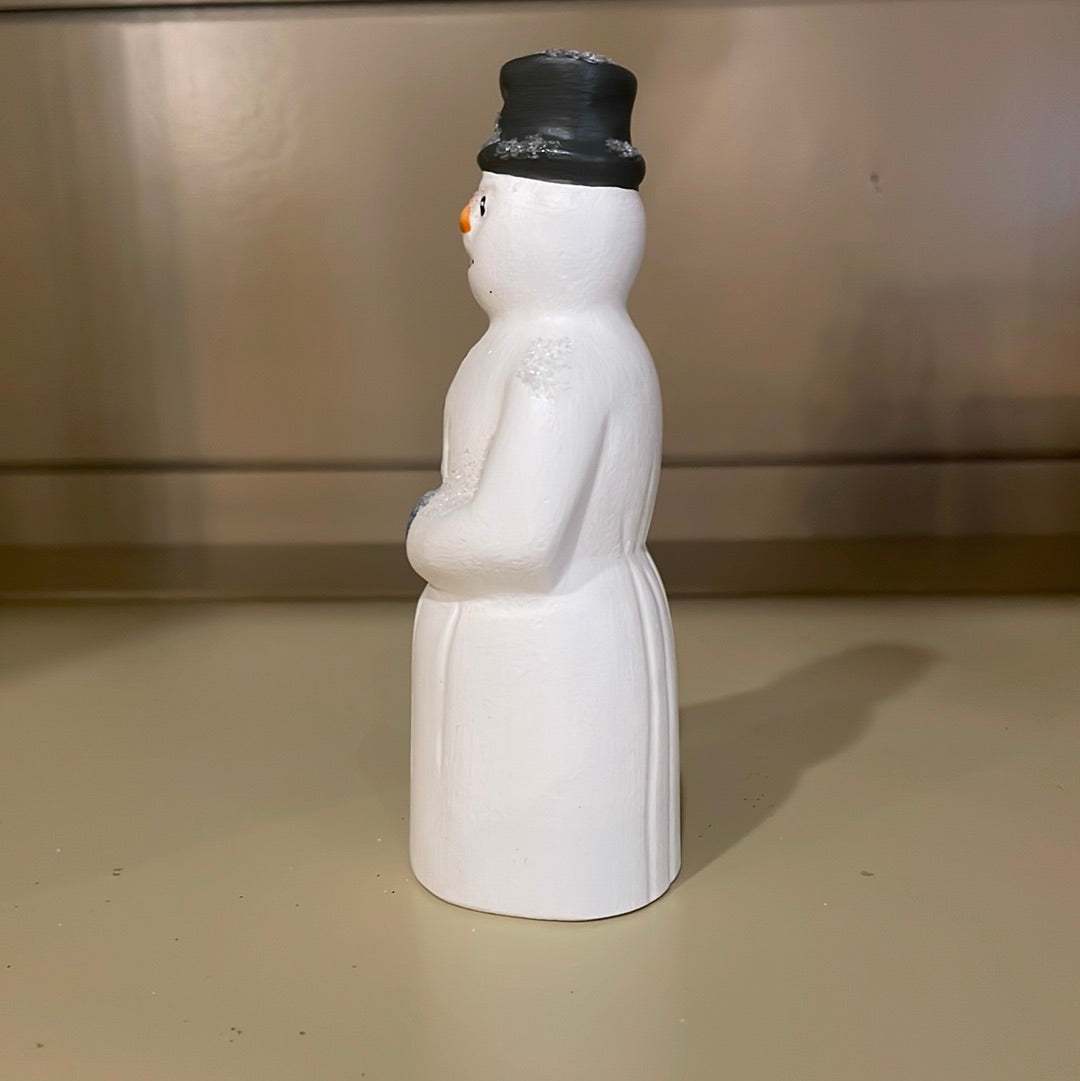 Stone Ridge Chalkware Snowman