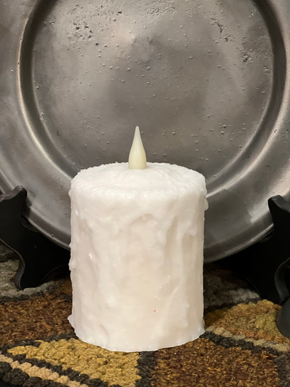 Wax Dipped Pillar Timer Candles