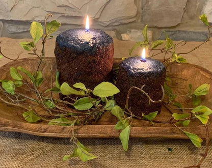 Large Primitive Cake Candles