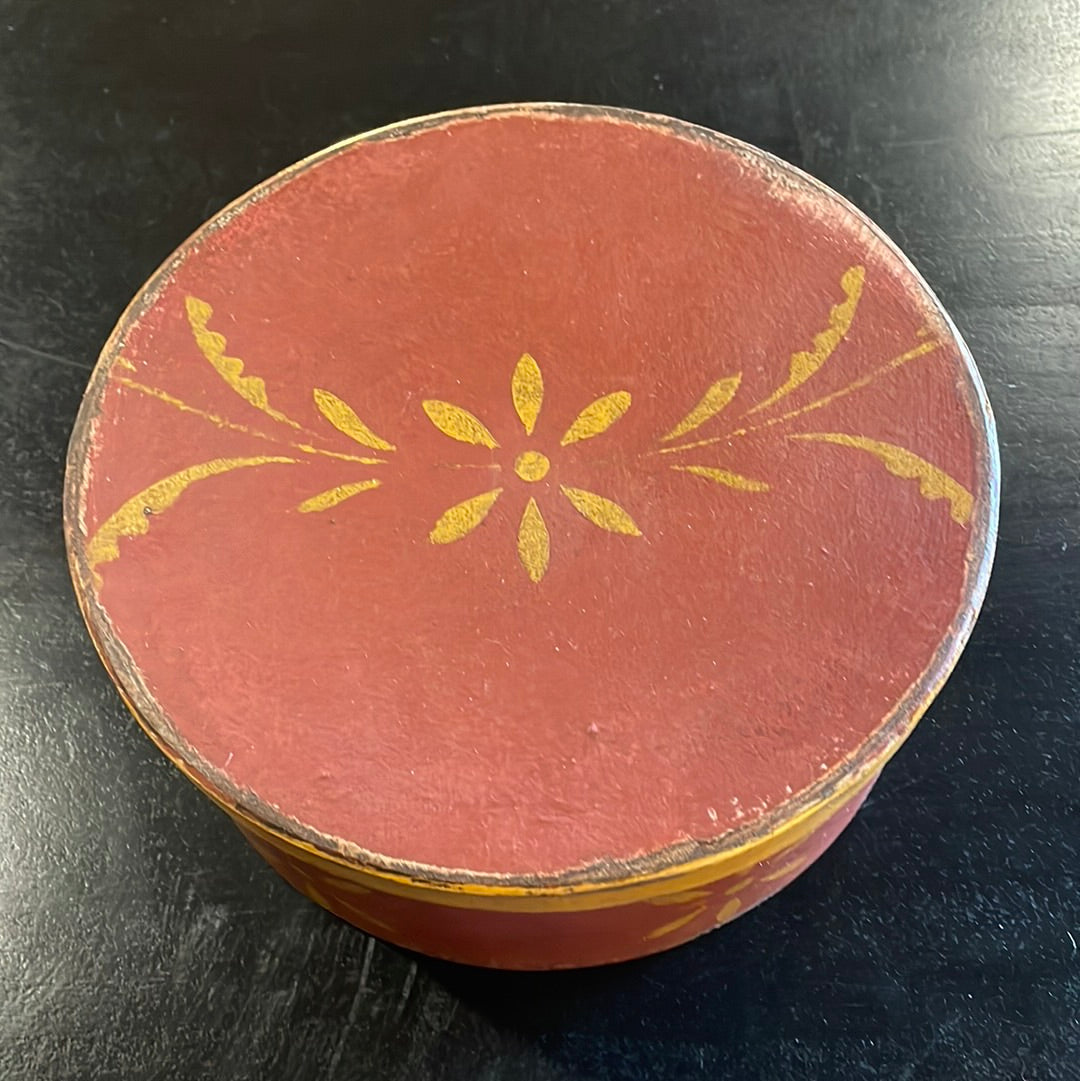 Paper-mâché 7.5” Round Box