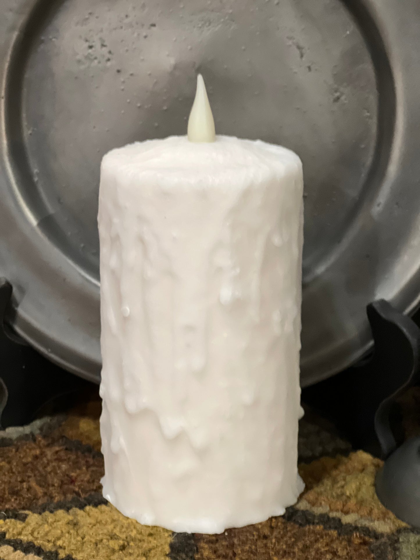 Wax Dipped Pillar Timer Candles