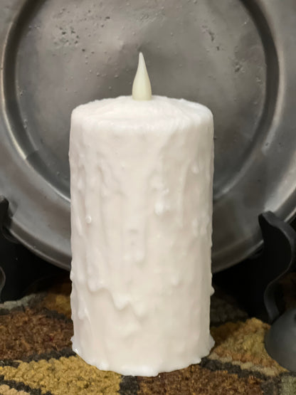 Wax Dipped Pillar Timer Candles