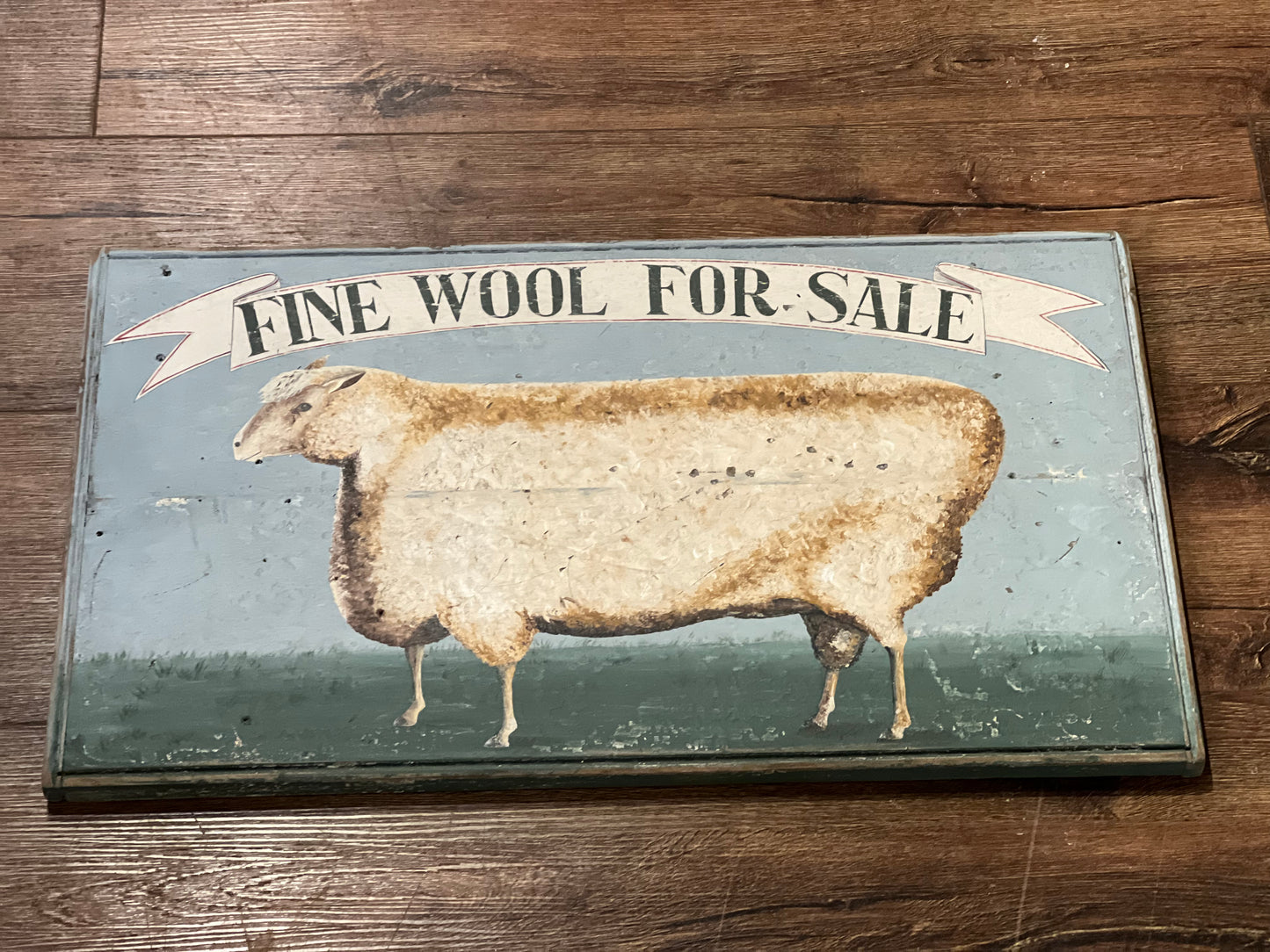 Fine Wool Sheep Pa. Tavern Sign