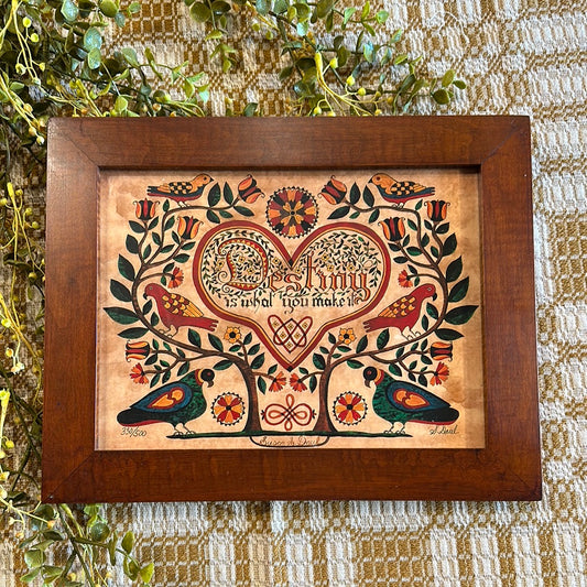 DESTINY Fraktur Framed Art By Susan Daul