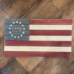 1776 FLAG Distressed Sign Americana