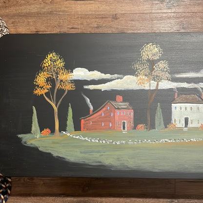 Boot Bench Painted by Susan Leach