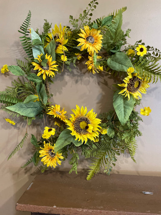 Sunflower Wreath