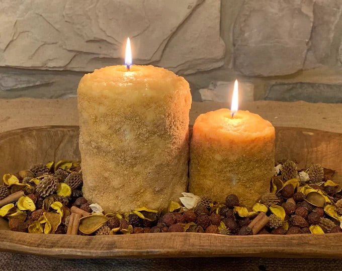 Large Primitive Cake Candles