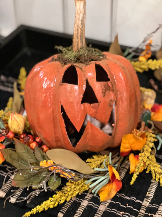 Wax Dipped Plastic Pumpkins SALE