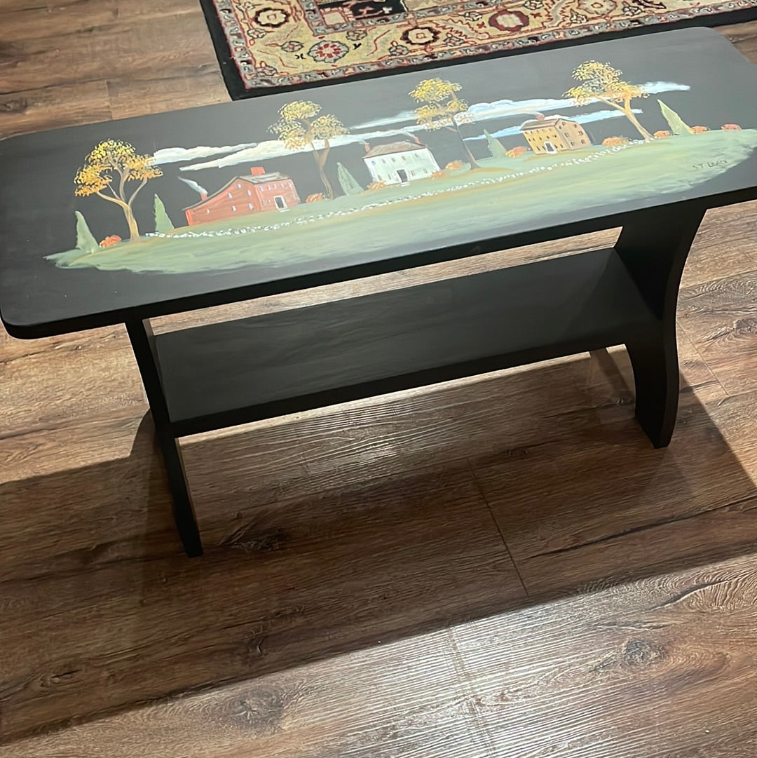Boot Bench Painted by Susan Leach