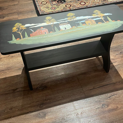 Boot Bench Painted by Susan Leach