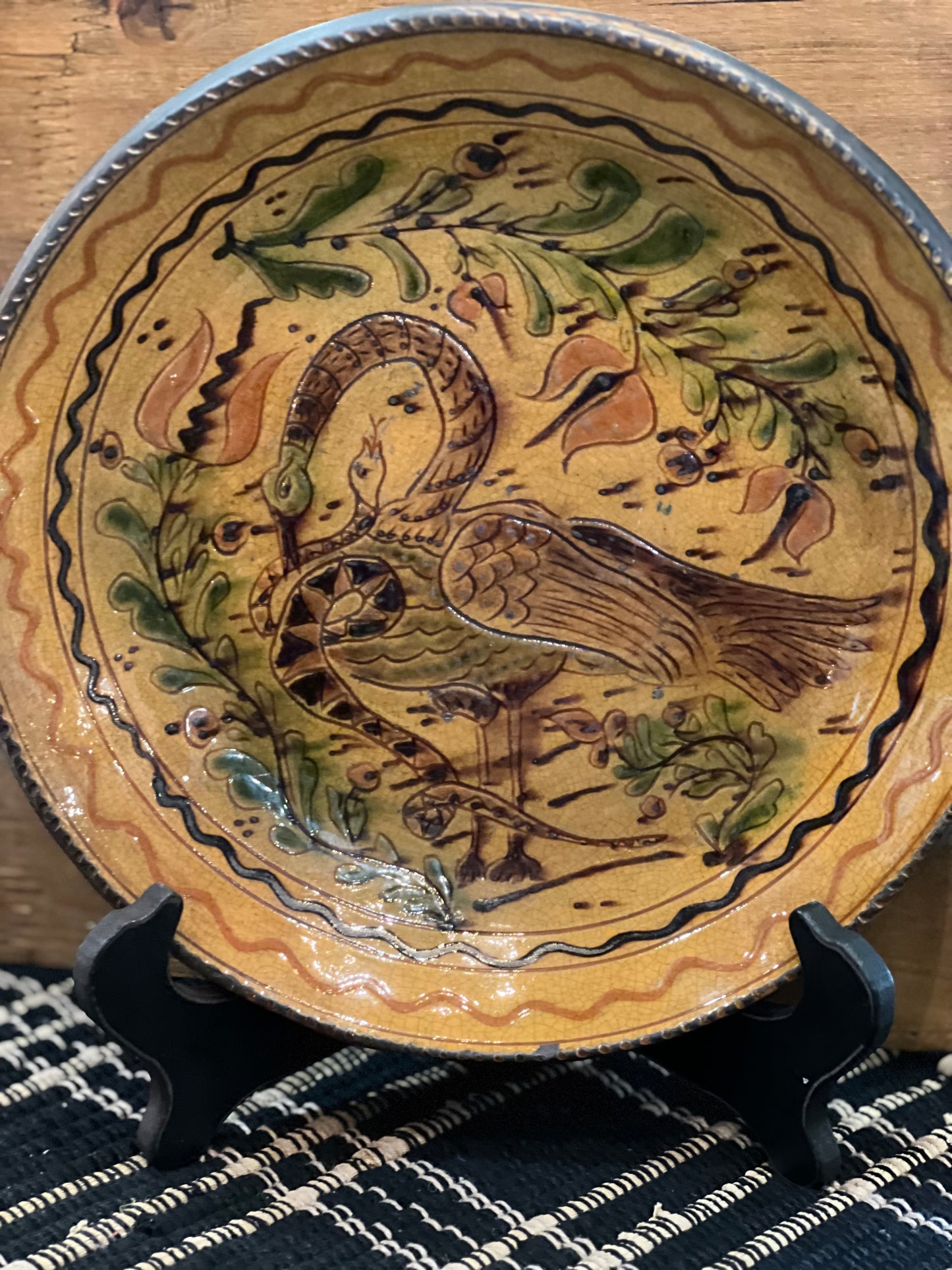 Shooner Goose & Snake Plate