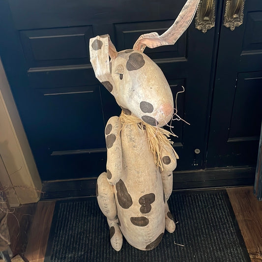 One Of A Kind Ohio Made Spotted Rabbit / Bunny