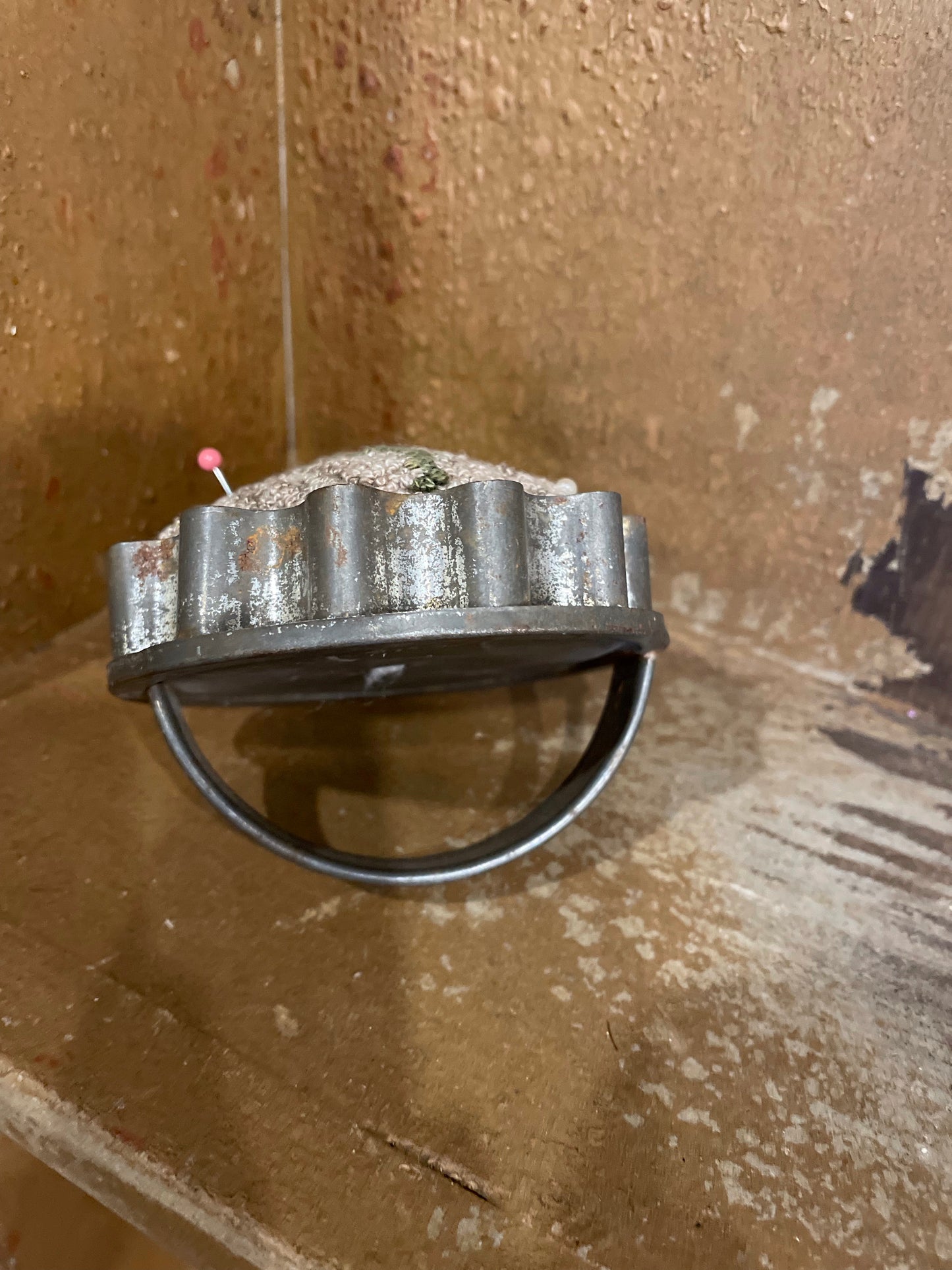 Needlepoint Flower In Cookie Cutter