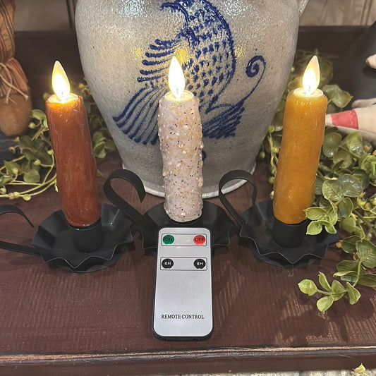 Vickie Jean’s Moving Flame Taper Battery Candle