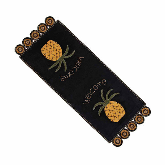 Pineapple Table Runner Wool Felt