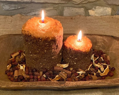 Large Primitive Cake Candles