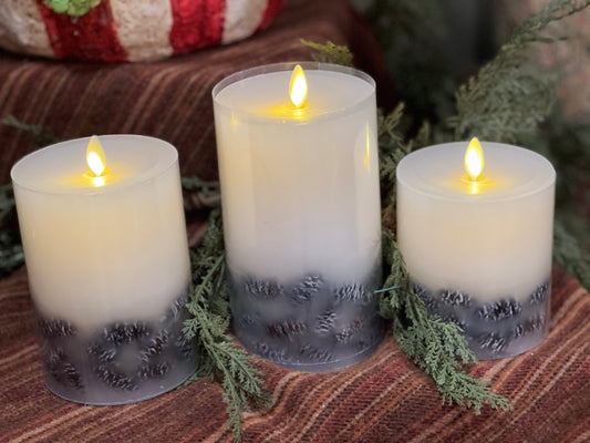 Set of 3 Luminara Winter