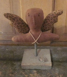 Primitive White Angel Make-do- Handcrafted in Ohio